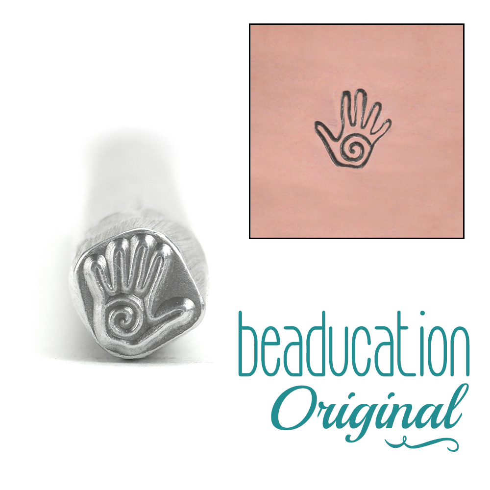 Metal Stamping Tools Spiral Hand Metal Design Stamp - Beaducation Original